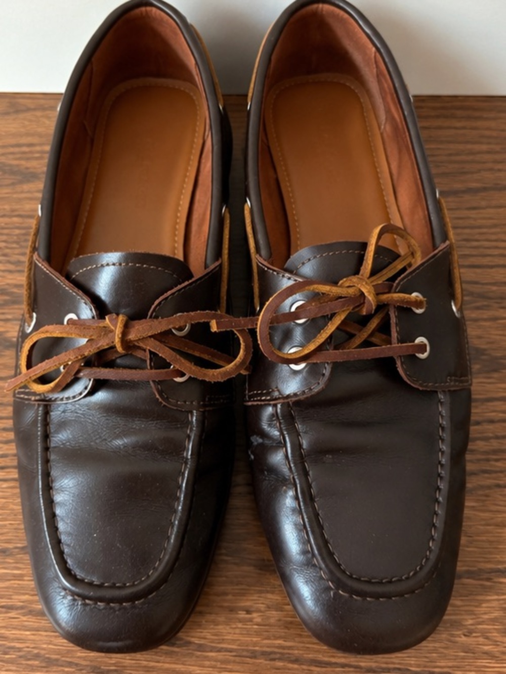 Vagabond Shoemakers Brown Leather Boat Shoes / Driving Loafers – EU 39